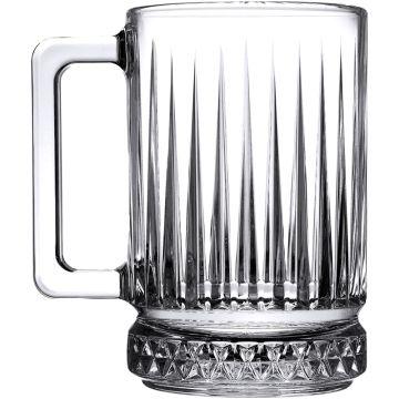 Bierglas/Henkelbecher aus Glas, Serie Elysia von Stalgast, 310 ml, 2 Stück