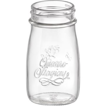 Flasche „Quattro Stagioni“ ohne Deckel, 0,2 Liter
