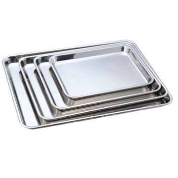 Stalgast Edelstahl Auslagetablett, 580x365x25 mm