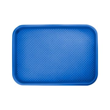 Fast Food Tablett 250 x 350 mm, blau