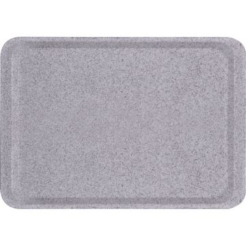 Polyestertablett 530x370 mm, Farbe Granit