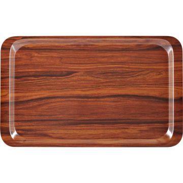 Tablett aus laminiertem Schichtstoff GN 1/1, Farbe Mahagoni