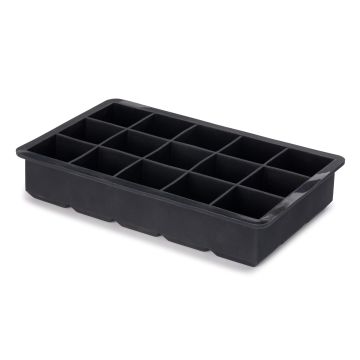 Eiswürfelform für 15 Eiswürfel von 30x30 mm, Silikon