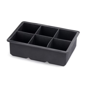 Eiswürfelform für sechs Eiswürfel von 40x40 mm, Silikon