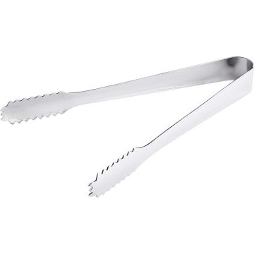 Edelstahl Eiszange, Länge 18 cm