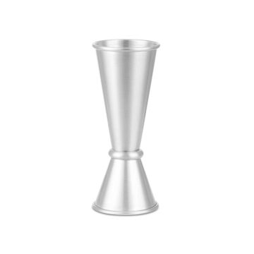 Jigger, Japanischer Stil, doppelseitig, Edelstahl, 25/50 ml
