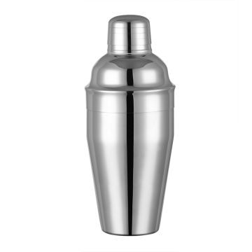 Cocktailshaker Premium, 0,550 Liter, Edelstahl, poliert
