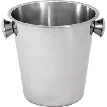 Edelstahl Wein-/Sektkühler, 4,5 Liter, Ø 210 mm, Höhe 205 mm