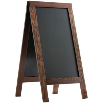 Kundenstopper Kreidetafel, zweiseitig beschriftbar, 520x850 mm (BxH)