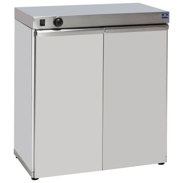 Tellerwärmeschrank mit 2 Flügeltüren für 120 Teller ø 350 mm