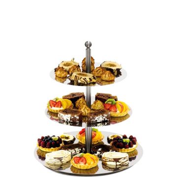 Spiegel-Etagere, 3-stufig, Höhe 48 cm