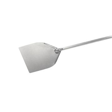 Pizzaschaufel aus Aluminium, eckige Schaufel 320x300 mm, Gesamtlänge 1520 mm