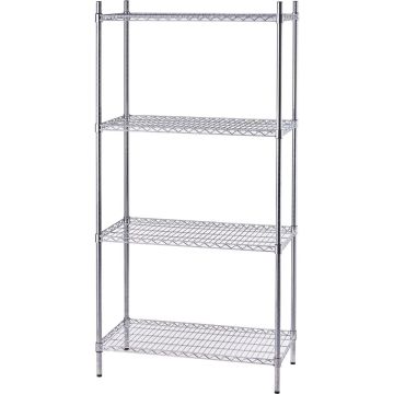 Stalgast Lagerregal aus Chromstahl 910x610x1800 mm (BxTxH)