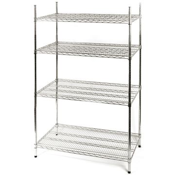 Stalgast Lagerregal aus Chromstahl 1060x610x1800 mm (BxTxH)