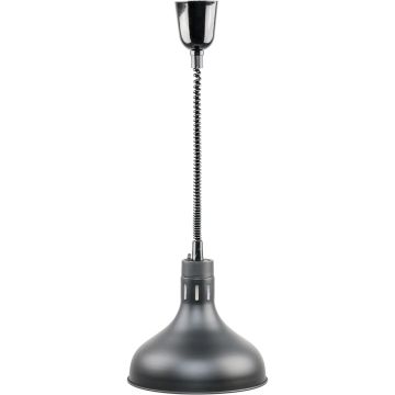 Wärmelampe zur Deckenbefestigung, schwarz, 0,25 kW, Ø 290 mm