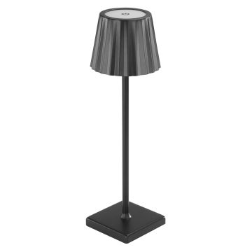 LED-Tischleuchte kabellos mit Touch-Bedienung, dimmbar,  schwarz, H. 375 mm