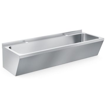 RVS WASBAK DUBBEL 1200X525X451