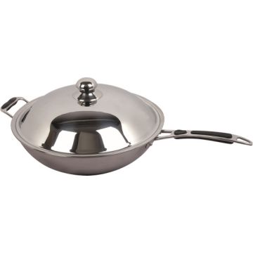 RVS WOKPAN ø36