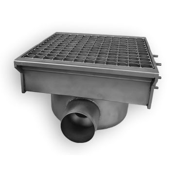 RVS AFVOERPUT 300X265 - 2 EXIT