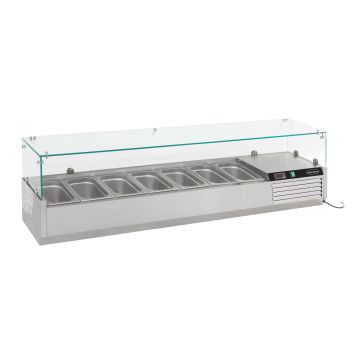 GEKOELDE OPZETVITRINE 1/4 GNx7
