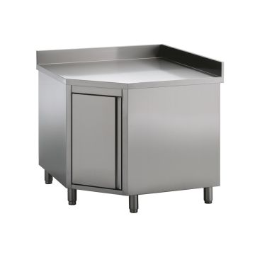WERKTAFEL HOEK MET DEUR