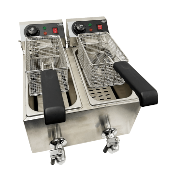ELEK TAFELFRITEUSE 2X4 L