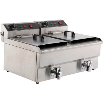 ELEK TAFELFRITEUSE 2X8 L