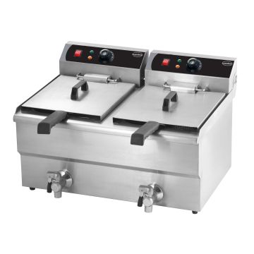 ELEK TAFELFRITEUSE 2X10 L