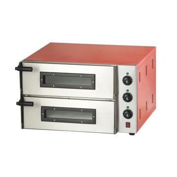 ELEK PIZZAOVEN DUBBEL 2 X 1