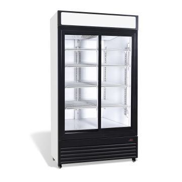 KOELKAST SCHUIF GLASDEUREN 750
