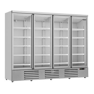 KOELKAST 4 GLASDEUREN *HEFTRUK