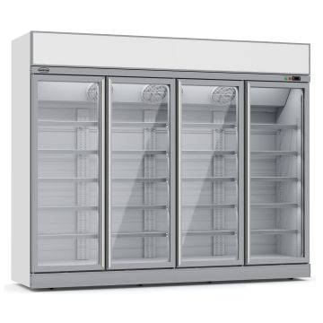 KOELKAST 4 GLASDEUREN *HEFTRUK