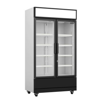 KOELKAST 2 GLASDEUREN