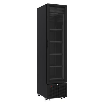 KOELKAST GLASDEUR 348L ZW