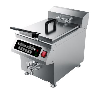 Induktions-Fritteuse, 8 Liter, 290x490x418 mm (BxTxH), 3.5 kW