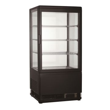 KOELVITRINE 68L ZWART