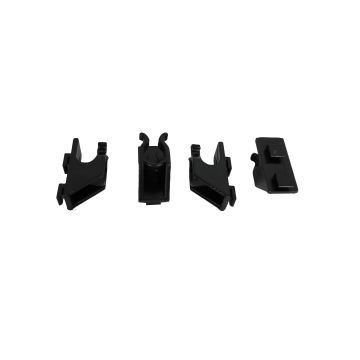 SET 4 CLIPS ZWART TBV 7487.017