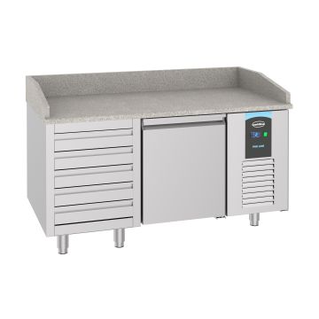 PIZZAWERKBANK 1 DEUR 5 LADEN