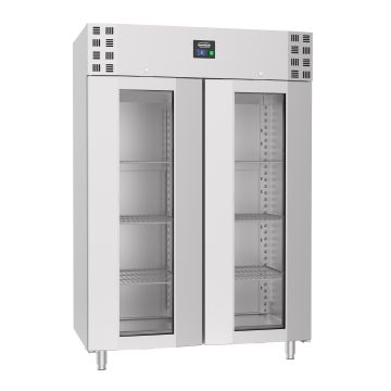 KOELKAST RVS GLASDEUR MONO BLO