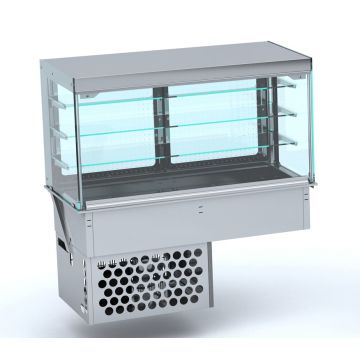 DROP-IN KOELVITRINE 4/1 GESLO.
