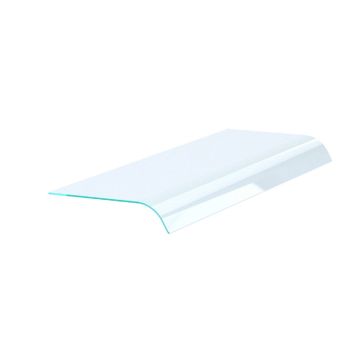 GEBOGEN GLAS AAN 1-ZIJDE 3/1