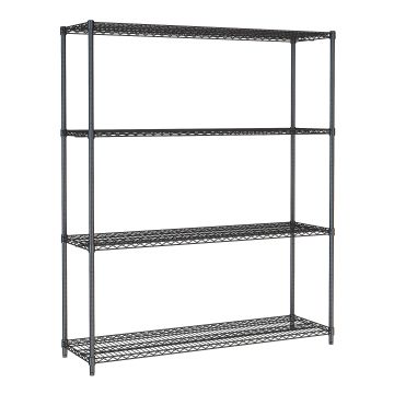 STELLING 4 LEVELS 1500 ZWART
