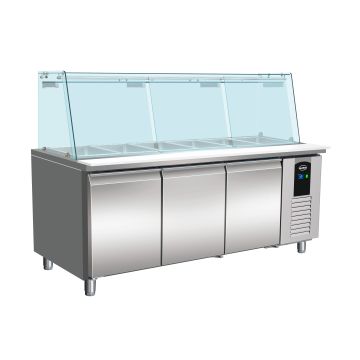 700 KOELWERKBANK GLAS RECHT 3D