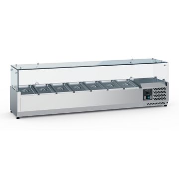 GEKOELDE OPZETVITRINE 1/4 GNx7