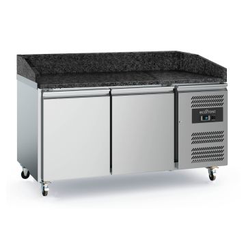 PIZZAWERKBANK 2 DEURS GRANIET