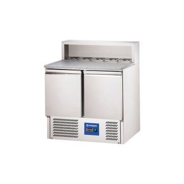 Starline Pizzatisch, 2-türig, GN 1/1, Aufnahme 5x GN 1/6, 900x700x1090 mm (BxTxH)