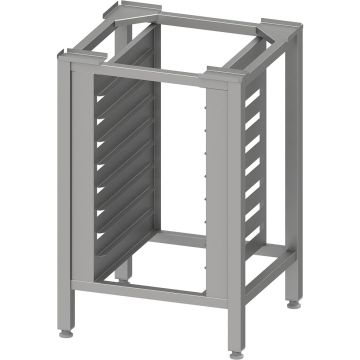 Stalgast Edelstahl Untergestell mit 8 Einschubschienen für Öfen der Serie EasyBake/RX, 430x340 mm, H. 850 mm