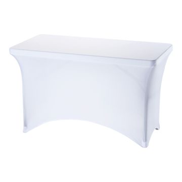 Stalgast Stretchhusse für Buffettische von ca. 1220x610x740 mm (BxTxH mm, weiß