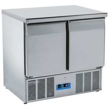 Kühl-Vorbereitungstisch mit 2 Türen GN 1/1, +2°/+10°C