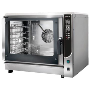 Elektro-Kombidämpfer 4x GN 1/1 - 60x40 cm, Direkteinspritzung und automatischem Reinigungssystem